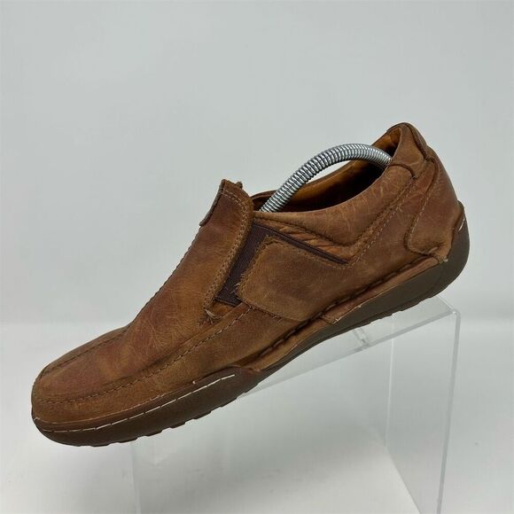 Pikolinos Men's San Telmo Brown Leather Slip-On Loafers EU 44 (US 10-10.5) - Picture 4 of 16